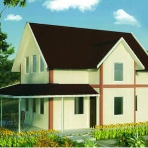 100 M2 DUBLEKS PREFABRİK EV