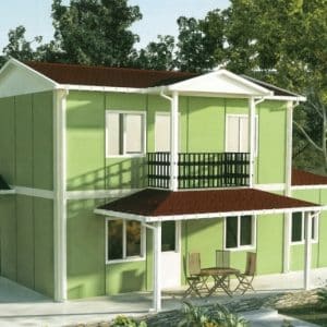 114m2 Dubleks Prefabrik Ev