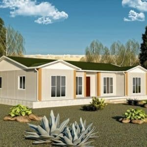 129 m2 prefabrik ev