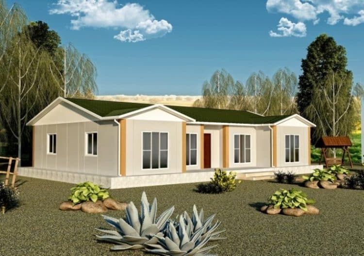 129m2 prefabrik ev