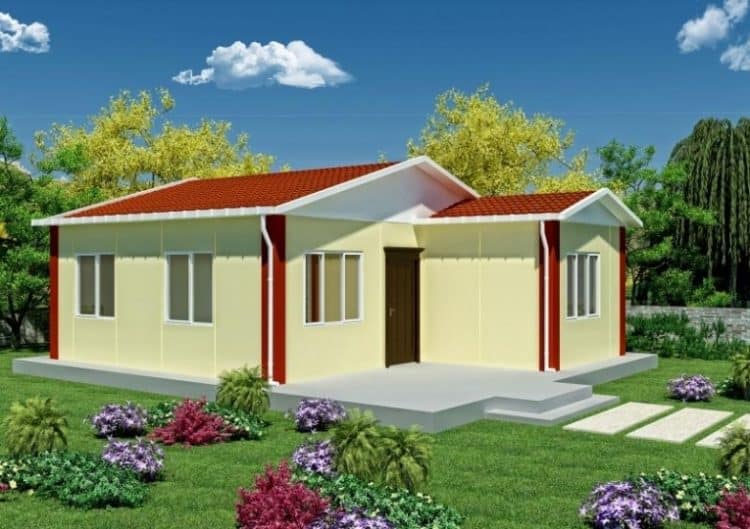 49m2 prefabrik ev