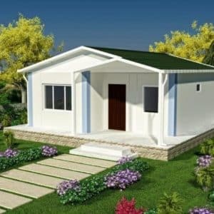 53 m2 prefabrik ev