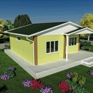 62 m2 prefabrik ev