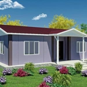 81 m2 prefabrik ev