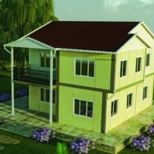 150m2 Dubleks Prefabrik Ev