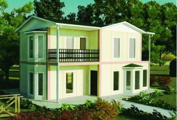 Çetinkaya Server 155m2 Dubleks Prefabrik Ev